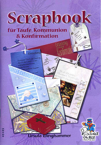 45185 Buch Scrapbook für Taufe Kommunion und Konfirmation