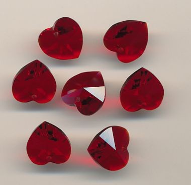 Swarovski Herz rot