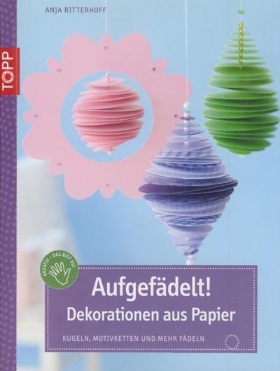 Buch Aufgefädelt Dekorationen aus Papier