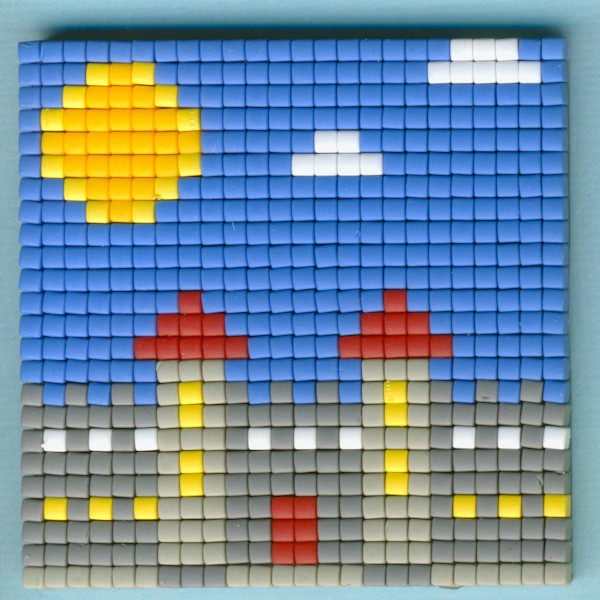 77622 Pixelhobby Klassik Set kleine Basisplatte Ritterburg