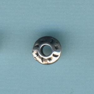 4535951_Metallperle-8x4mm-altsilber