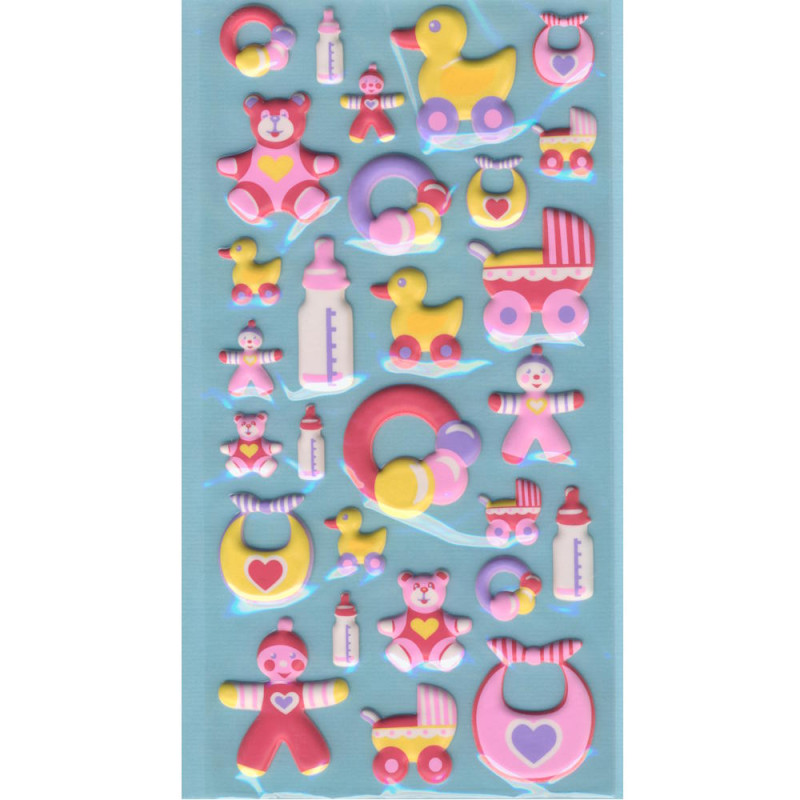 3451126 Creapop Softysticker Babygirl