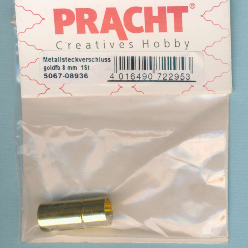 5067-08936 Metall Steckverschluss 20x8mm goldfarben