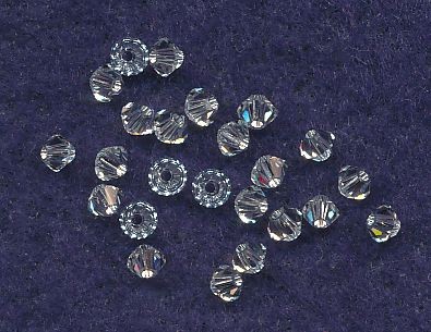Swarovski Glasschliffperlen 3mm crystal
