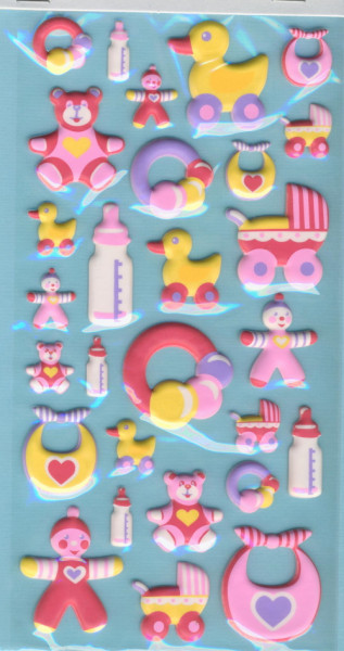 3451126 Creapop Softysticker Babygirl