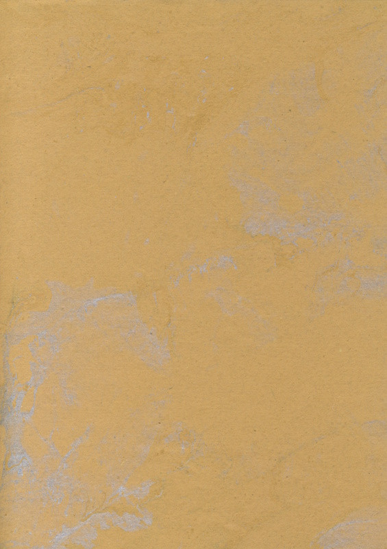 511153 Naturpapier A4 hellbraun gold silber bemalt
