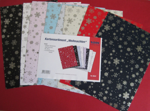 30347 Fotokarton Set Weihnachten 8 Blatt