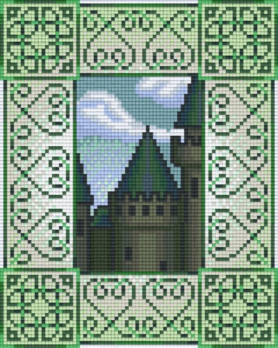 804006 Pixelhobby Klassik Set Keltische Burg