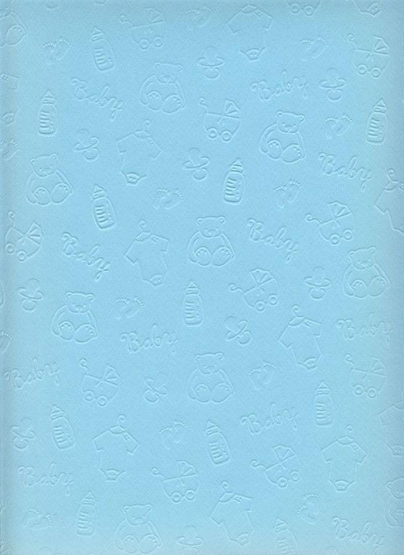 p39 Fotokarton geprägt Baby blau
