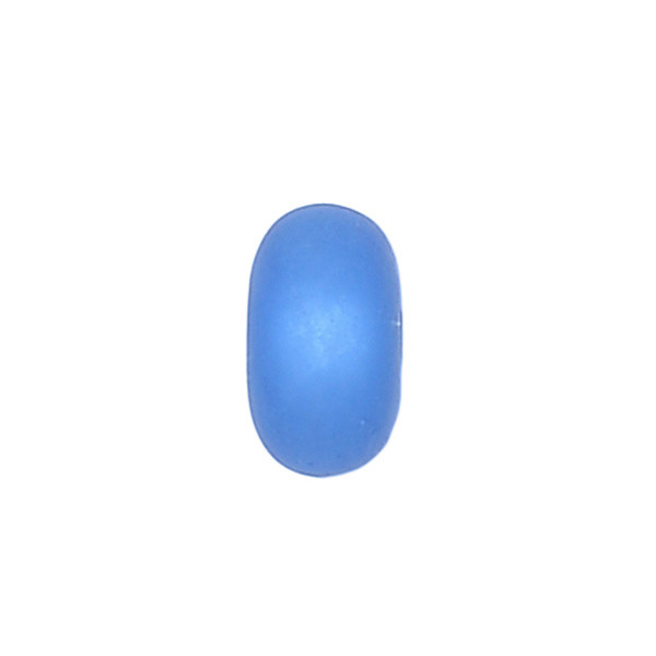370512171 Polarisperle Großloch Rad 12mm blau matt