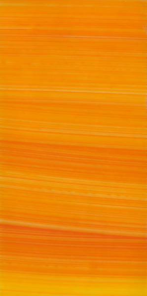7007021 Kerzen Wachsplatte gestreift orange 200x100mm