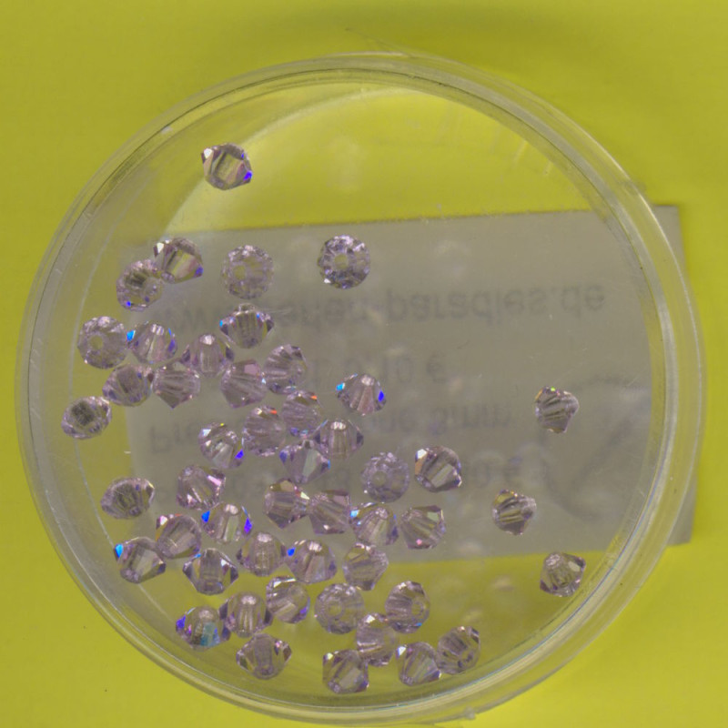 pc320310 Preciosa Bicone 3mm violett 48 Stück