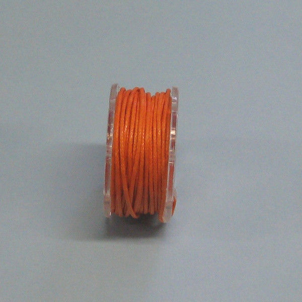 8921334 Rayher Baumwoll Schmuckkordel 1mm orange 5m