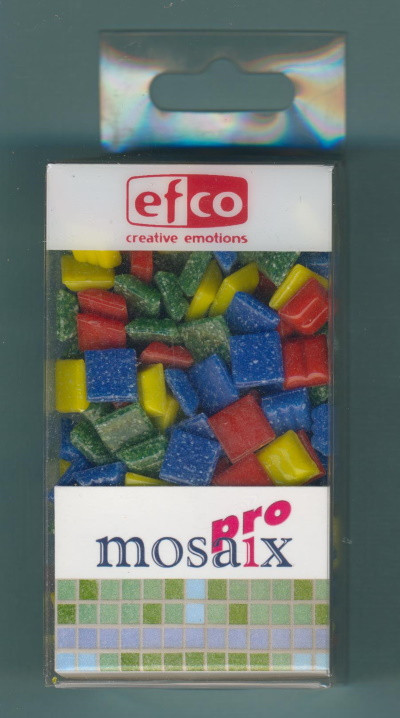 2291400 Mosaix Pro Glassteine 10x10mm farbig sortiert 200g