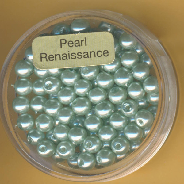 0760-04224 Glaswachsperlen 4mm türkis 100 Stück