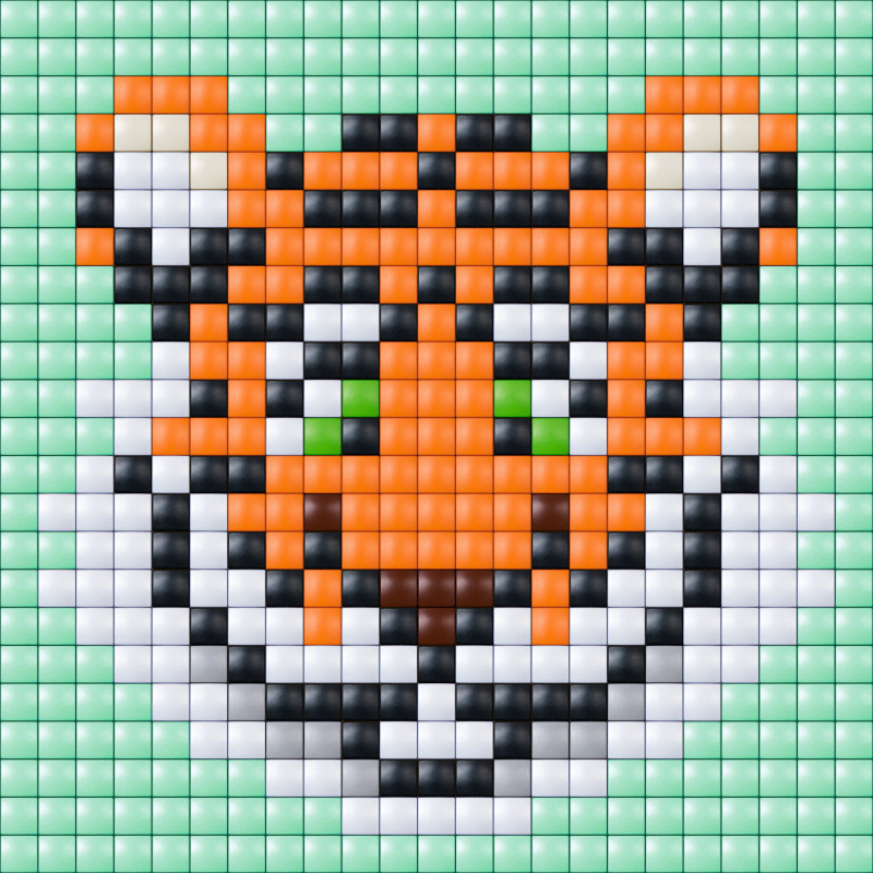 px41060 Set Pixel XL viereckige Platte Tiger 2
