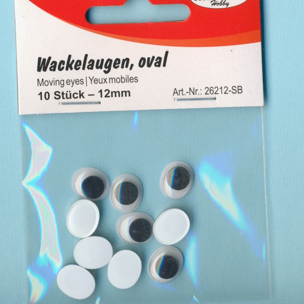 26212-SB Wackelaugen oval 12mm 10 Stück