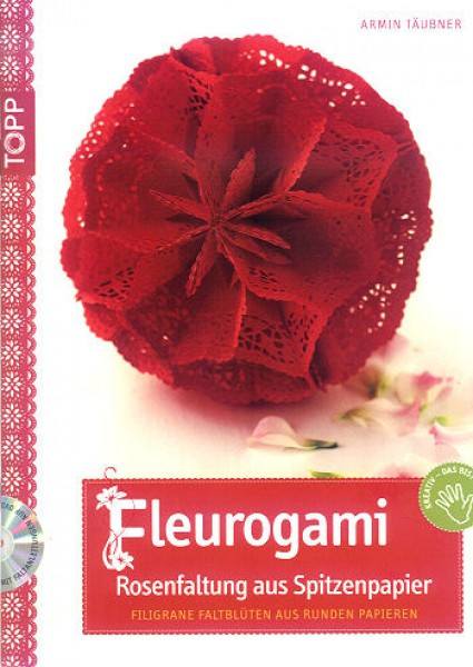 3951 Buch Fleurogami Rosenfaltung aus Spitzenpapier