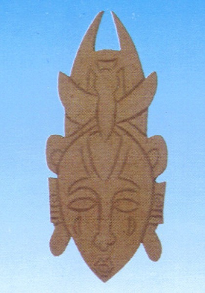 Holz-Dekor Afrikanische Maske