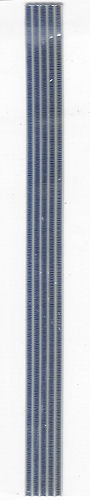 Wachs-Rundstreifen 200x3mm silber