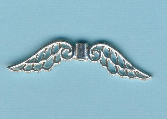 572140a_Metallverzierteil-Flügel-7x52mm-silberfarben