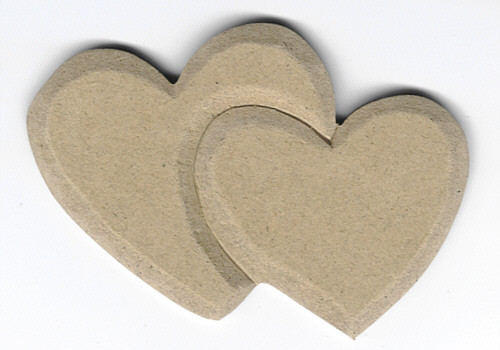 077820008 Holz Dekor Doppelherz 14,5x6cm