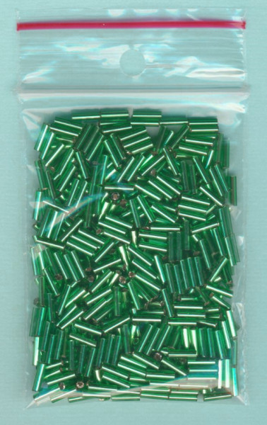e001638 Glasstifte 6mm grün Silbereinzug 15g in Packung