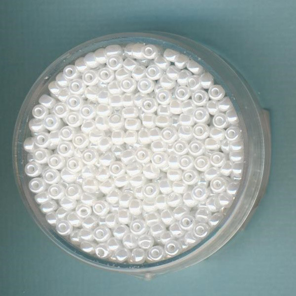 9674014 Miyuki-Rocailles 2,5mm pearl white 12g