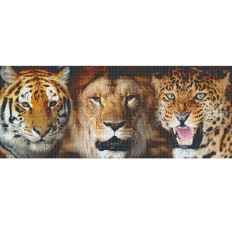 818017 Pixelhobby Klassik Set Drei wilde Tiere