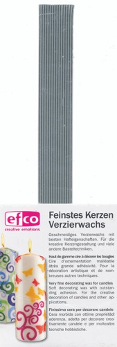 3524201 Wachs Flachstreifen 200 x 1mm silber 15 Stück