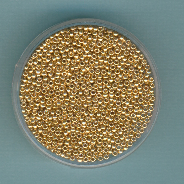 201052 Miyuki Rocailles 15/0 1,5mm Galvanized gold 7g