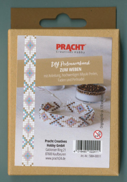 588400011 Bastelset Diy Perlenarmband zum Weben Ornamente 1