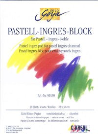 90130 Pastell Ingres Block 22x30cm 20 Blatt 130g