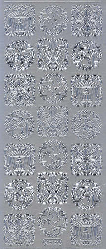 rd81844s Sticker Weihnachtsdekor silber