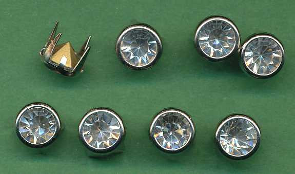 Schmucknieten mit Strass