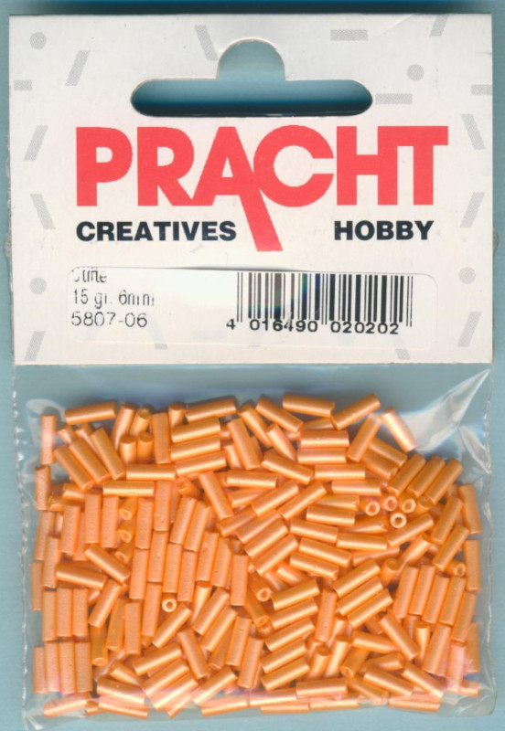 580706 Glasstifte 6mm lachs 15g