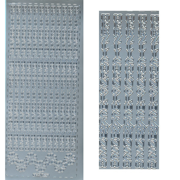 pu327s Sticker Herzlichen Glückwunsch 11 silber
