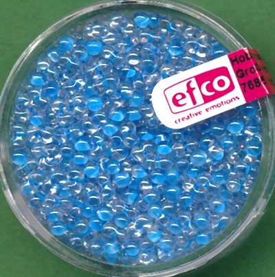 1060147 Mini Farfalle Perlen 2x4mm blau 17g