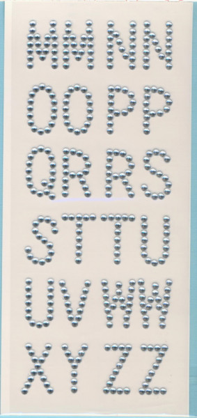 545701517 Strass Sticker Buchstaben M bis Z