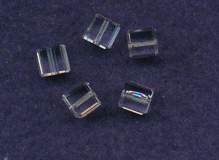 Würfel 6mm cristall