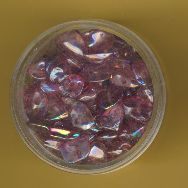 4545884 Glasperlen Chips dunkellila AB 35g