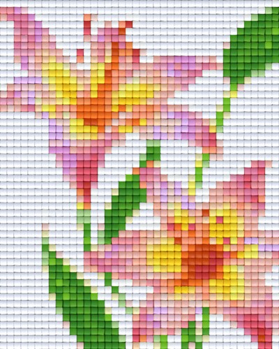 801282 Pixelhobby Klassik Set Lilien rosa