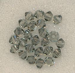 Swarovski Glasschliffperlen 3mm black diamond