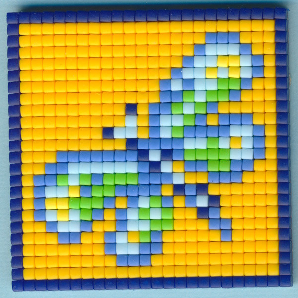 77629 Pixelhobby Klassik Set kleine Basisplatte Schmetterling 1