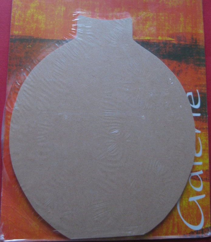 076790000 Holz Dekor Kugelvase 25x21cm