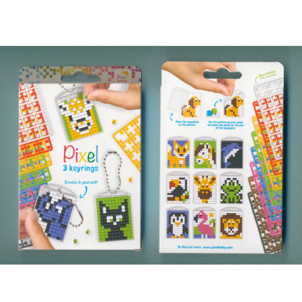 20130 Pixelhobby Medaillons Set Tiere 3
