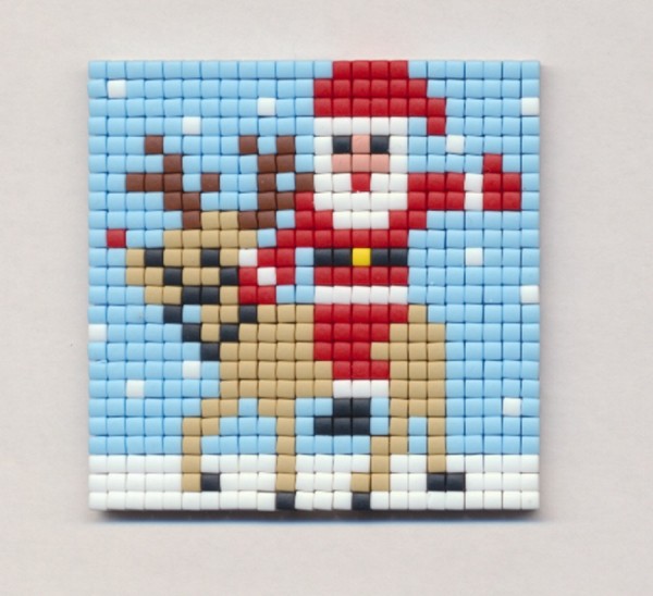 Set kleine Basisplatte Santa+Rudolph2