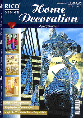 232140000 Buch Home Decoration Spiegelsteine