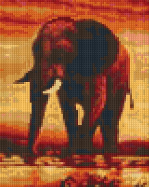 804122 Pixelhobby Klassik Set Elefant 1