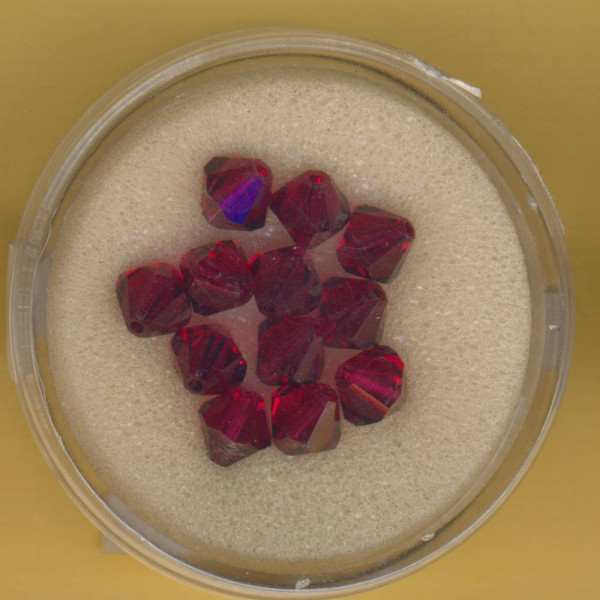 5301-06914 Swarovski Glasschliffperlen 6mm ruby 12 Stück